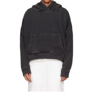 Entire studios heavyweight washed Black Oversized Hoodie